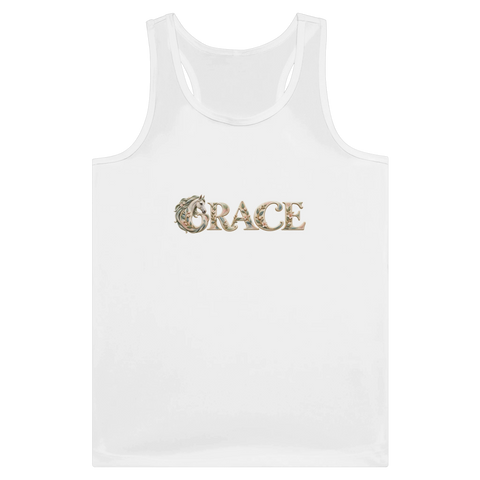Grace – Schimmel in der Blütenschrift – Tank-Top