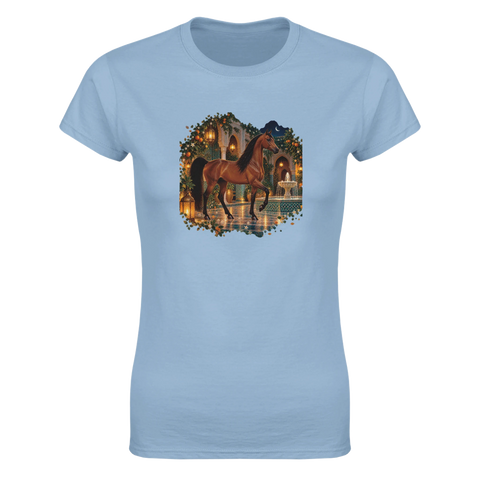 Barbe im marokkanischen Riad – Damen-T-Shirt