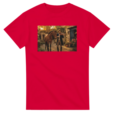 Pferd und Violine – T-Shirt
