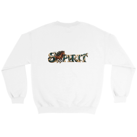 Spirit – Brauner im Galopp – Pullover mit Rückendruck