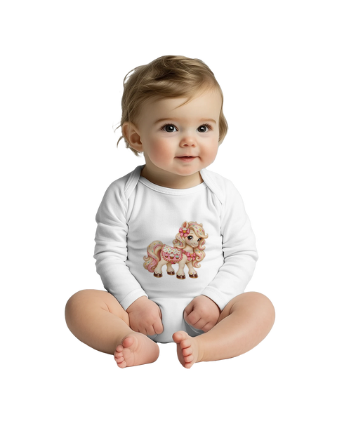 Cupcake-Kringel – Baby-Strampler langarm