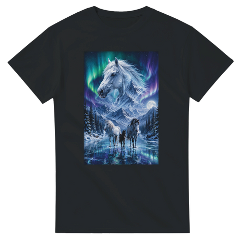 Aurora auf dem Eissee – T-Shirt