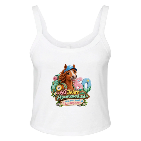 60 Jahre Abenteuerlust – Ripp-Tank-Top