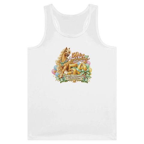 50 und goldrichtig – Tank-Top