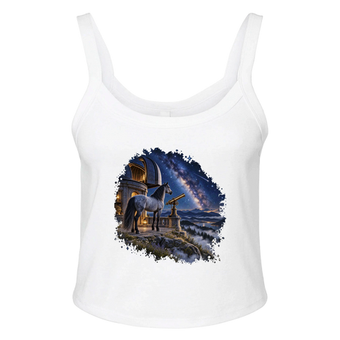 Blauschimmel unter der Milchstraße – Ripp-Tank-Top
