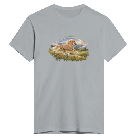Palomino unterm Regenbogen – Herren-T-Shirt