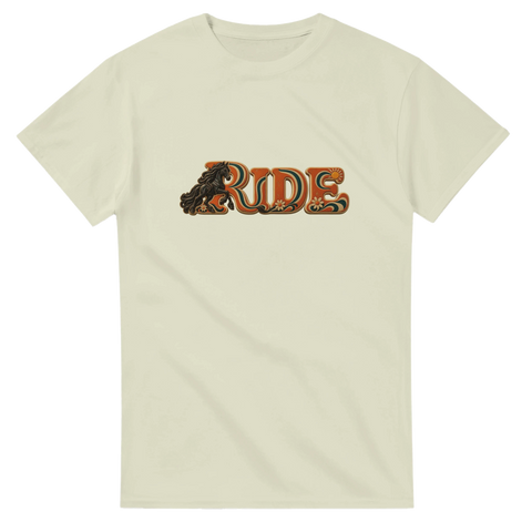 Ride – Friese im Retro-Orange – T-Shirt