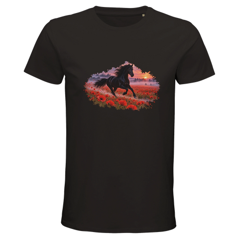 Rappe im Mohnfeld – Bio-T-Shirt Herren