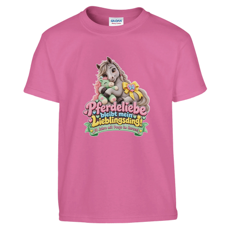 Pferdeliebe bleibt mein Lieblingsding! (14 Jahre) – Kinder-T-Shirt
