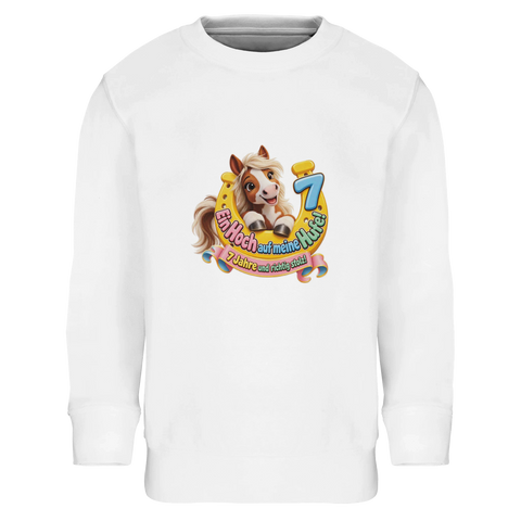 Ein Hoch auf meine Hufe! (7 Jahre) – Kinder-Pullover