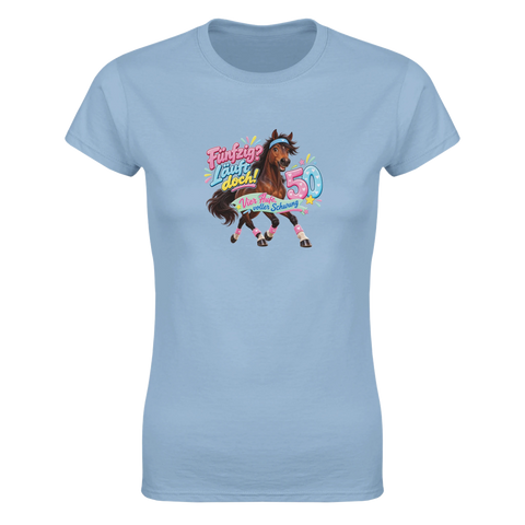 Fünfzig? Läuft doch! – Damen-T-Shirt