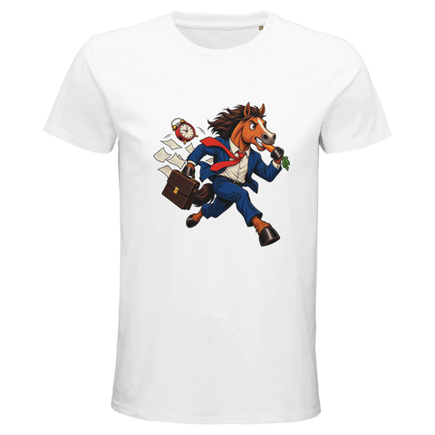 Zu spät zur Arbeit – Bio-T-Shirt Herren