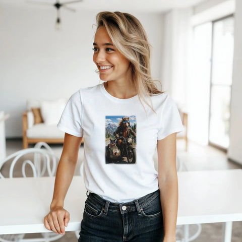 Ausritt mit Motor – Damen-T-Shirt