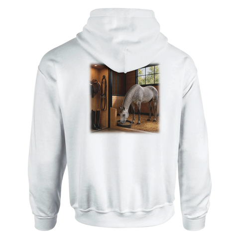 Schimmel beim Fressen – Hoodie mit Rückendruck