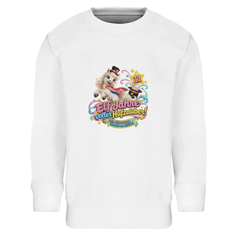 Elf Jahre voller Hufzauber! (11 Jahre) – Kinder-Pullover