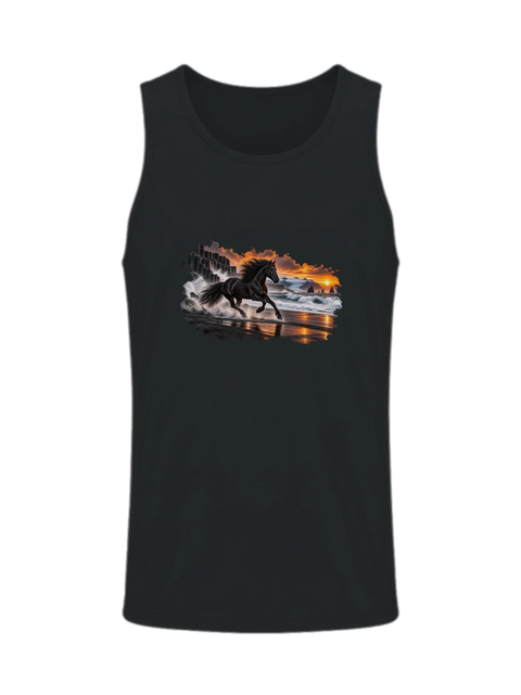 Rappe am Vulkanstrand – Herren-Tank-Top