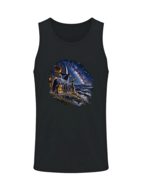 Blauschimmel unter der Milchstraße – Herren-Tank-Top