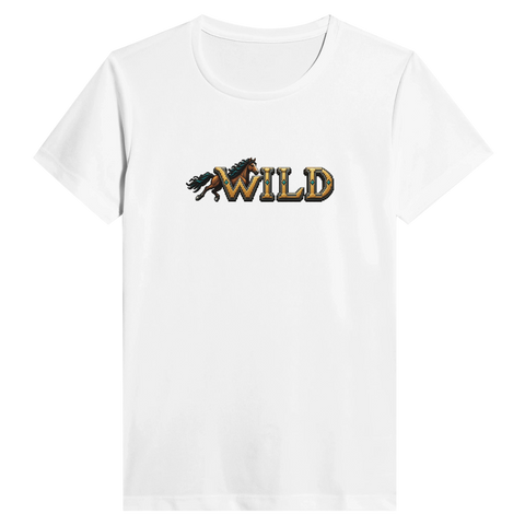 Wild – Brauner in Gold – Performance-Shirt Damen