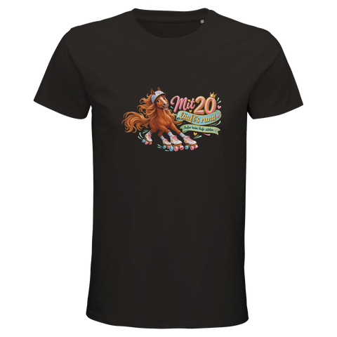 Mit 20 läuft's rund! – Bio-T-Shirt Herren