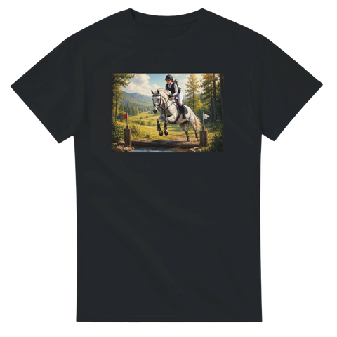 Waldsprung über den Bach – T-Shirt