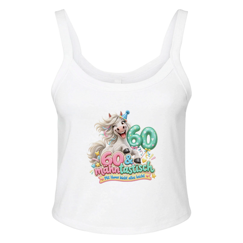 60 und mähntastisch – Ripp-Tank-Top