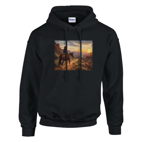 Canyonritt im Sonnenuntergang – Hoodie