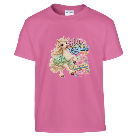 Hufe auf der Tanzfläche! (8 Jahre) – Kinder-T-Shirt