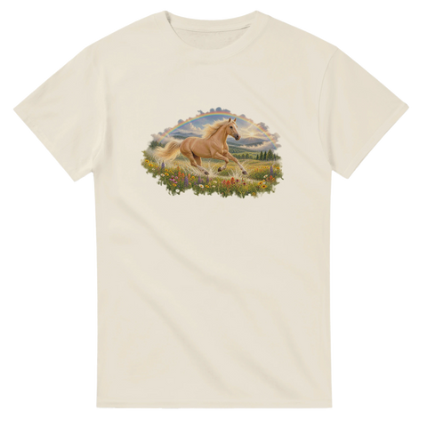 Palomino unterm Regenbogen – T-Shirt
