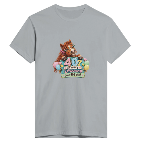40? Ich nenn's Erfahrung – Herren-T-Shirt