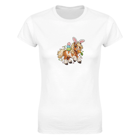 Osterhasen-Pony – Damen-T-Shirt