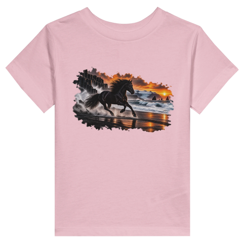 Rappe am Vulkanstrand – Kleinkind-T-Shirt