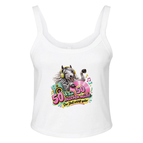 50 und kein bisschen müde – Ripp-Tank-Top