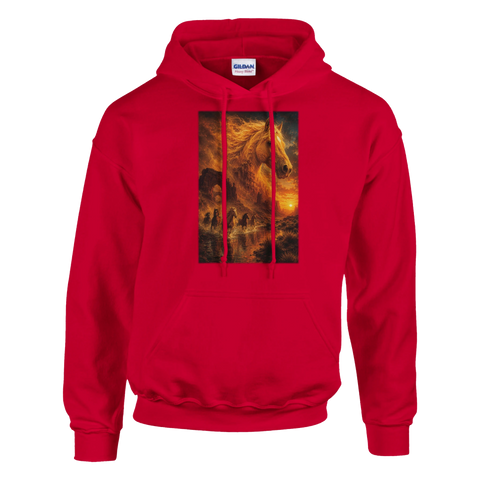 Canyonfluss der Mustangs – Hoodie
