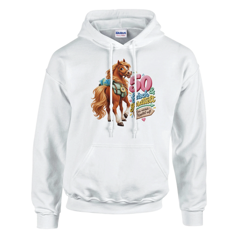 50 und frisch gesattelt – Hoodie