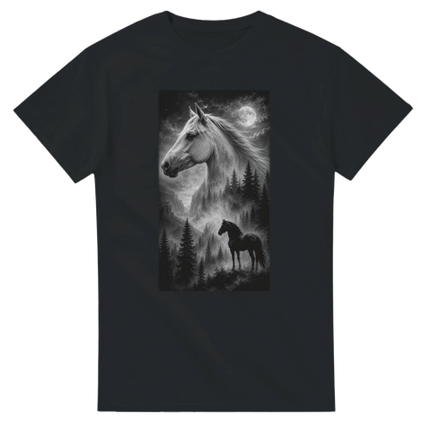 Pferd im Mondwald – T-Shirt