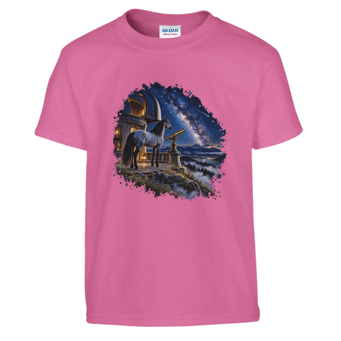 Blauschimmel unter der Milchstraße – Kinder-T-Shirt