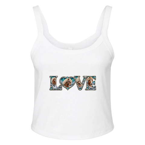 Love – Islandpferd im Nordlicht – Ripp-Tank-Top