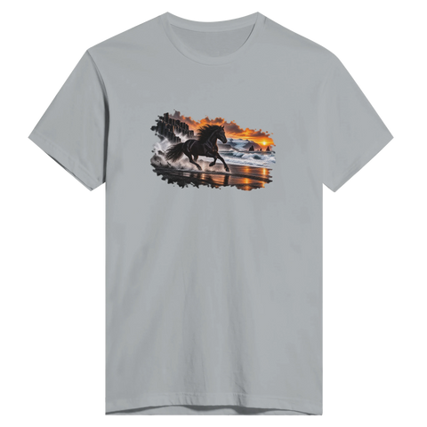 Rappe am Vulkanstrand – Herren-T-Shirt