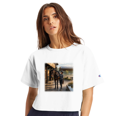 Der Weg zur Halle – Crop-Top