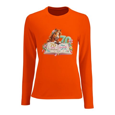 70 Jahre Lieblingskapitel – Damen-Langarmshirt