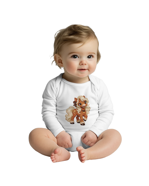 Kekskrümel-Leni – Baby-Strampler langarm