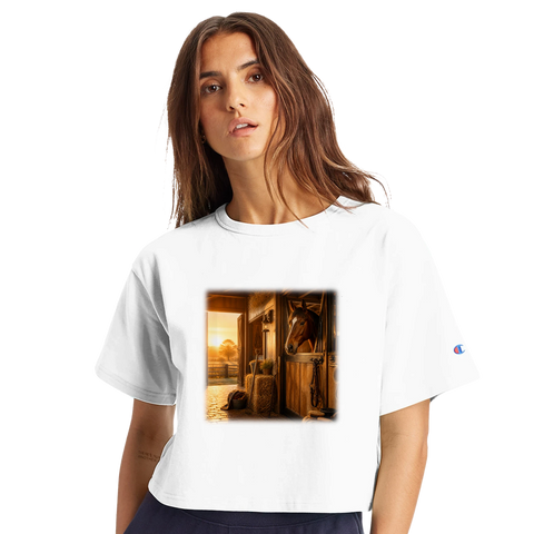 Guten Morgen im Stall – Crop-Top