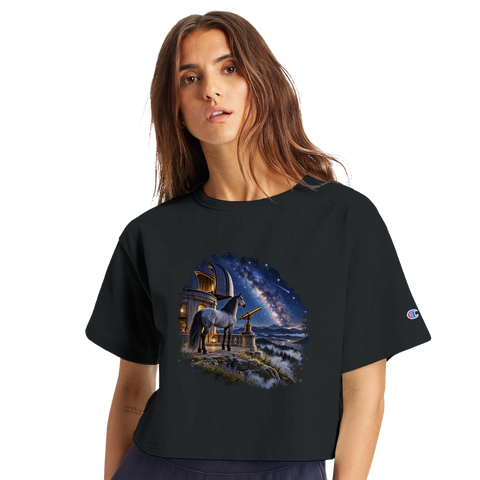 Blauschimmel unter der Milchstraße – Crop-Top