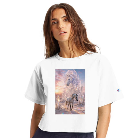 Kristallwüste im Morgenlicht – Crop-Top