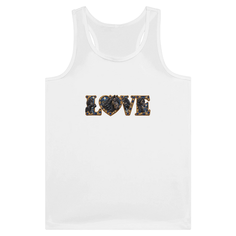 Love – Friese in Saphirblau – Tank-Top