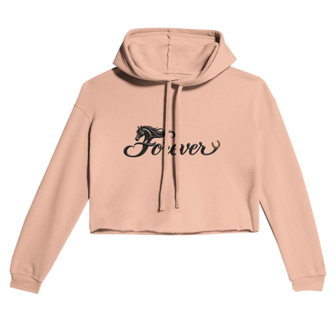 Forever – Rappe und Hufeisen – Cropped Hoodie