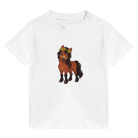 Sonnenblumen-Nala – Baby-T-Shirt