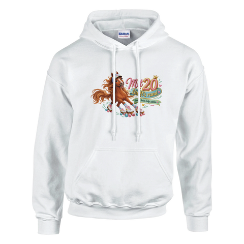 Mit 20 läuft's rund! – Hoodie