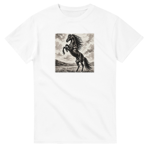 Steigender Rappe in Tusche – T-Shirt