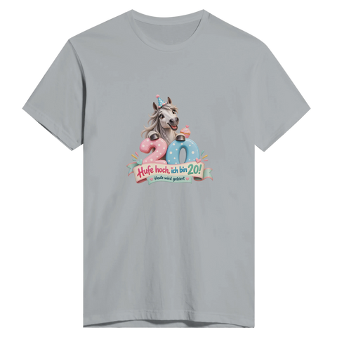 Hufe hoch, ich bin 20! – Herren-T-Shirt